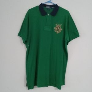 Polo Ralph Lauren s/s green & blue Polo shirt xl.
